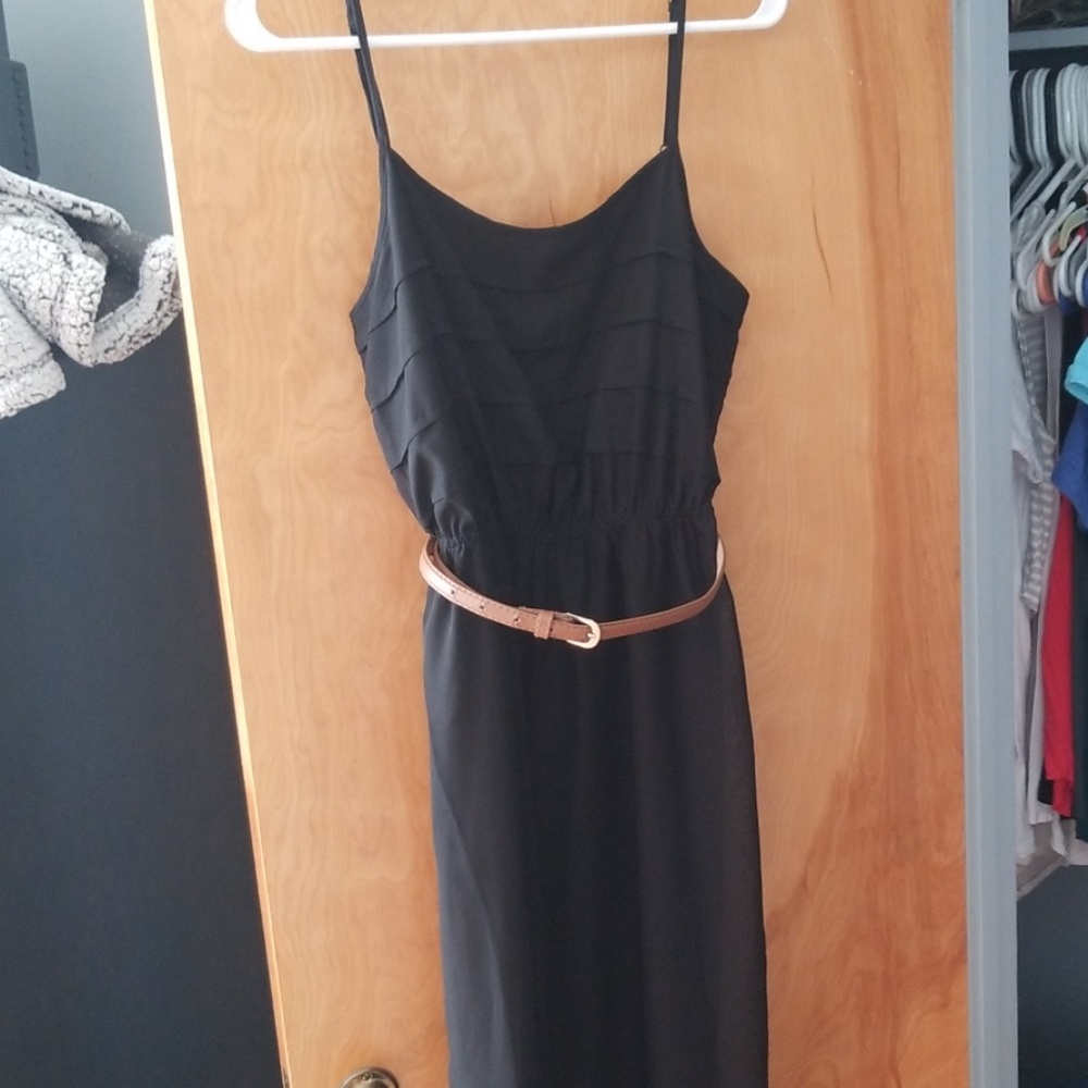 Size L Long Black Dress